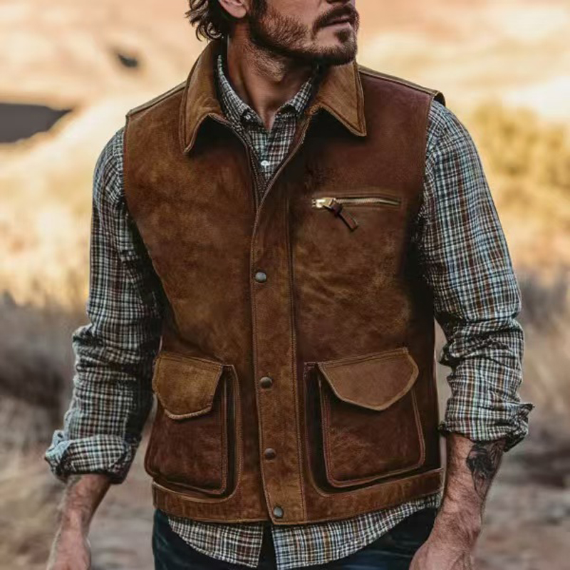 Retro Gaming Jacket - Retro Men's Cardigan Trendy Vest Jacket