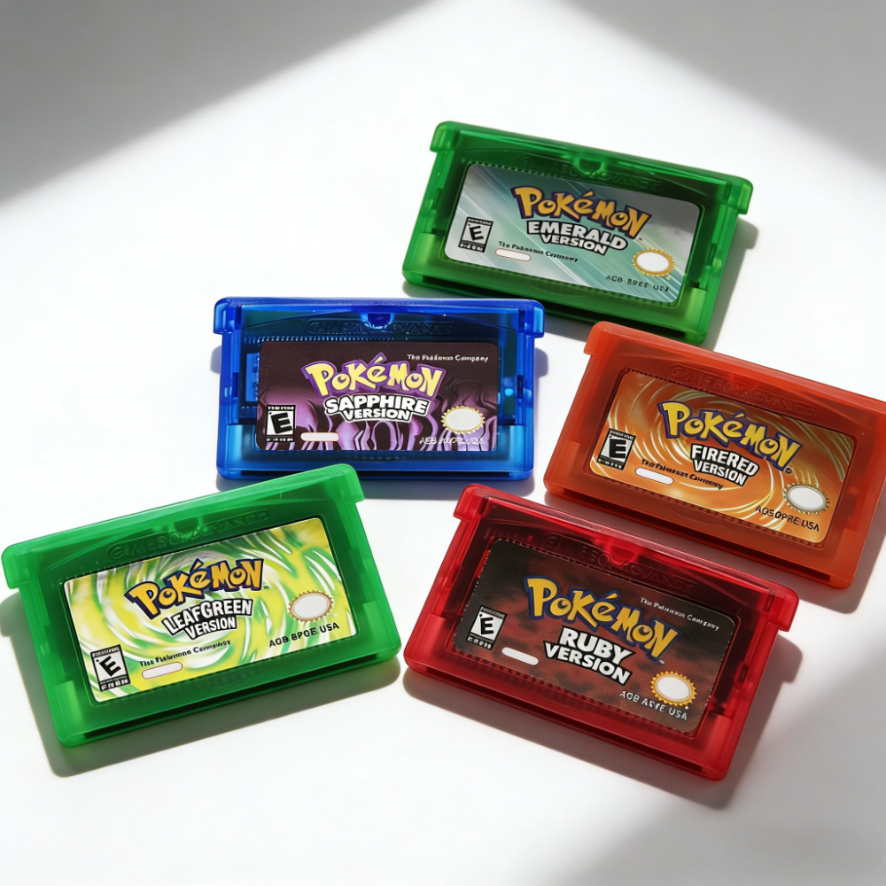 Retro Gaming Box - Pokemon 32 Bit Video Game Cartridge