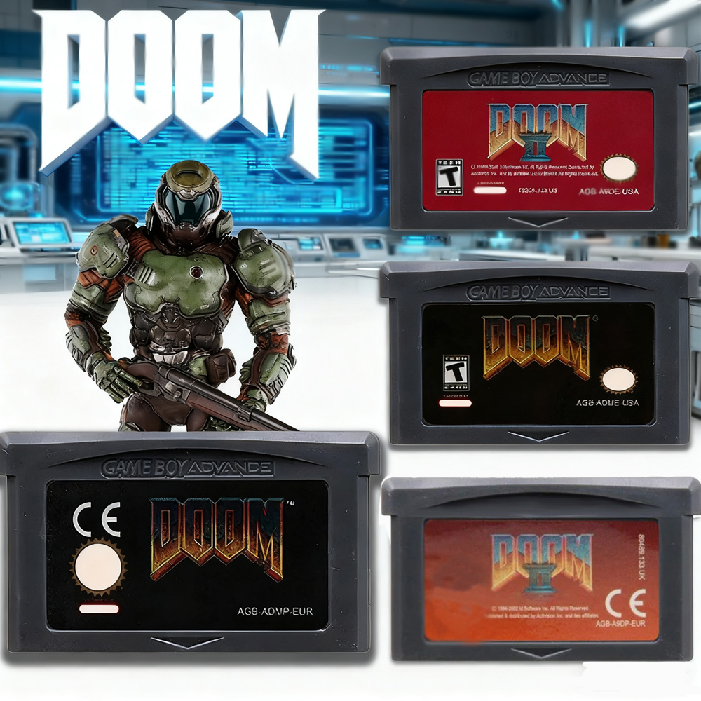 Retro Gaming Box - DOOM Series 32 Bit GBA Game