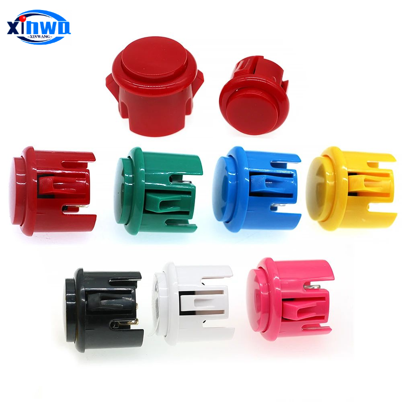 Arcade Button Kit - 10Pcs 24mm /30mm Buttons Arcade Push