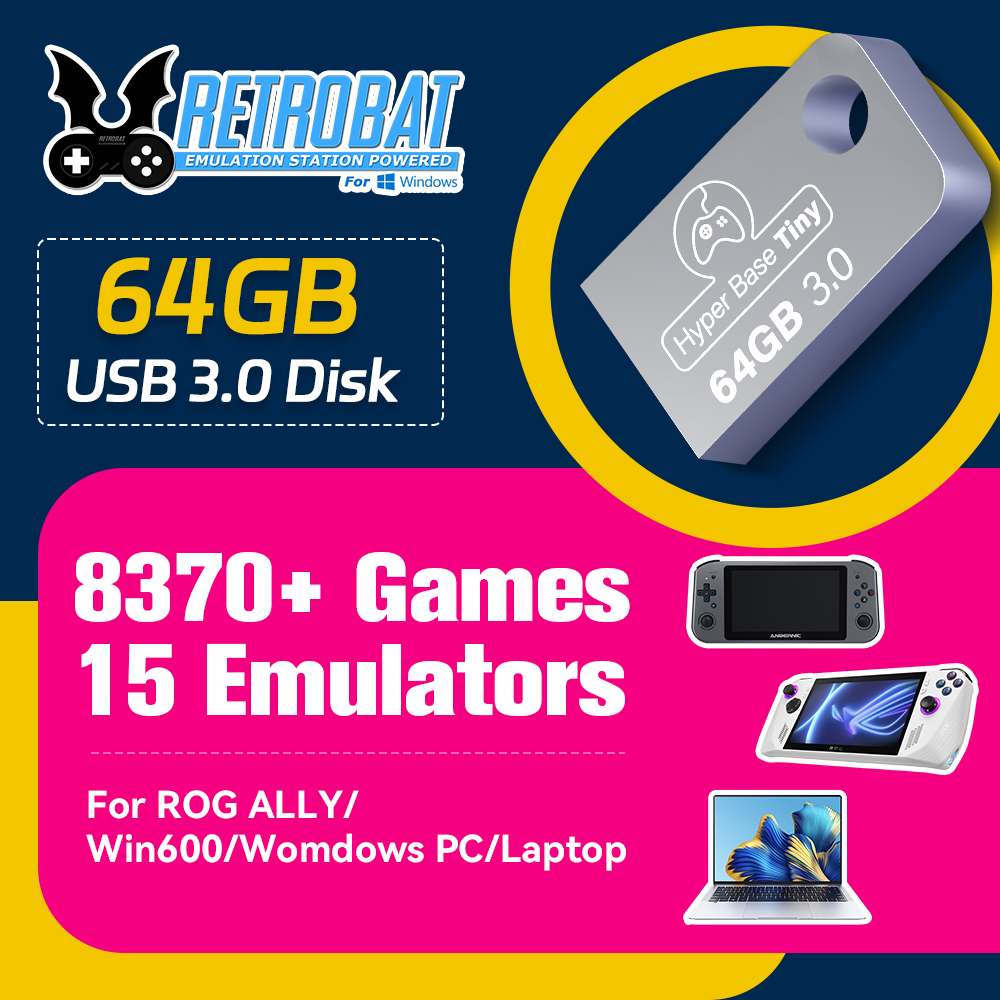 Retro Gaming Os - JMachen 64GB Portable USB 3.0 Game