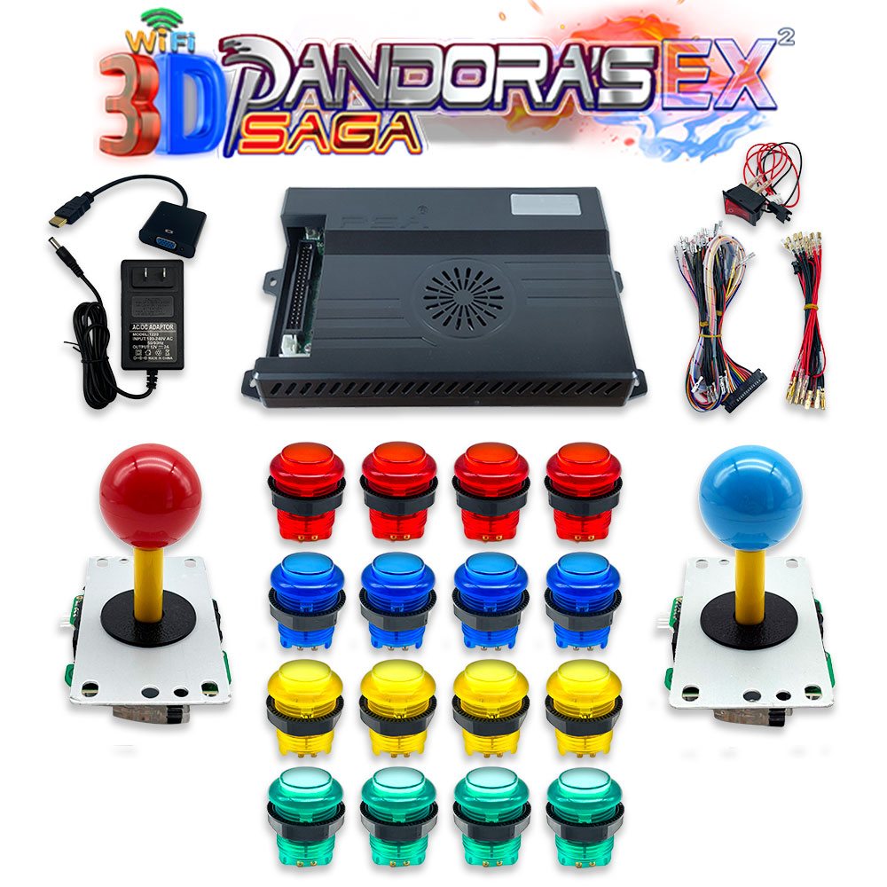 Arcade Button Kit - 3D WiFi 10888 in 1 Pandora