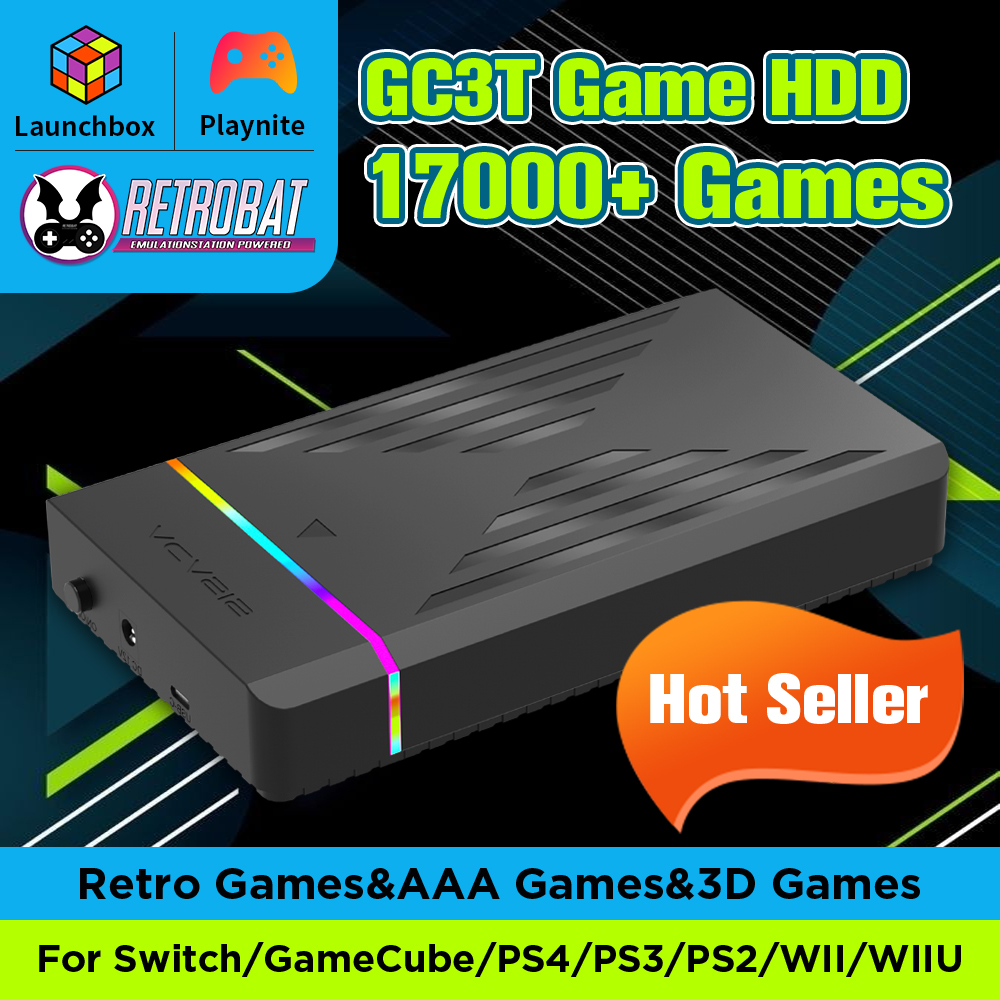 Retro Gaming Os - 3TB Retro Gaming Hard Drive With
