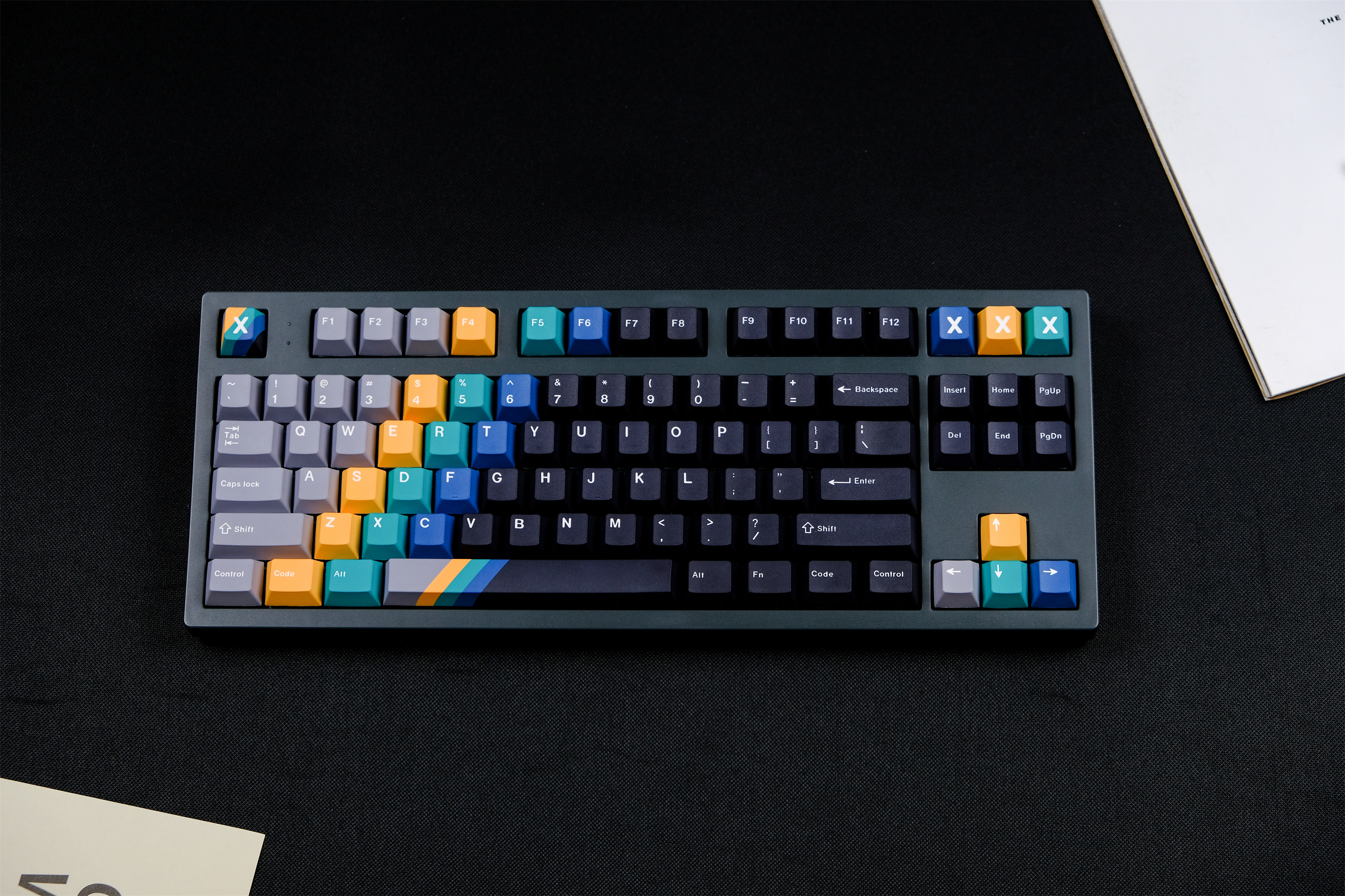 Retro Gaming Keycaps - GMK phonogram Keycap, 129 Keys PBT