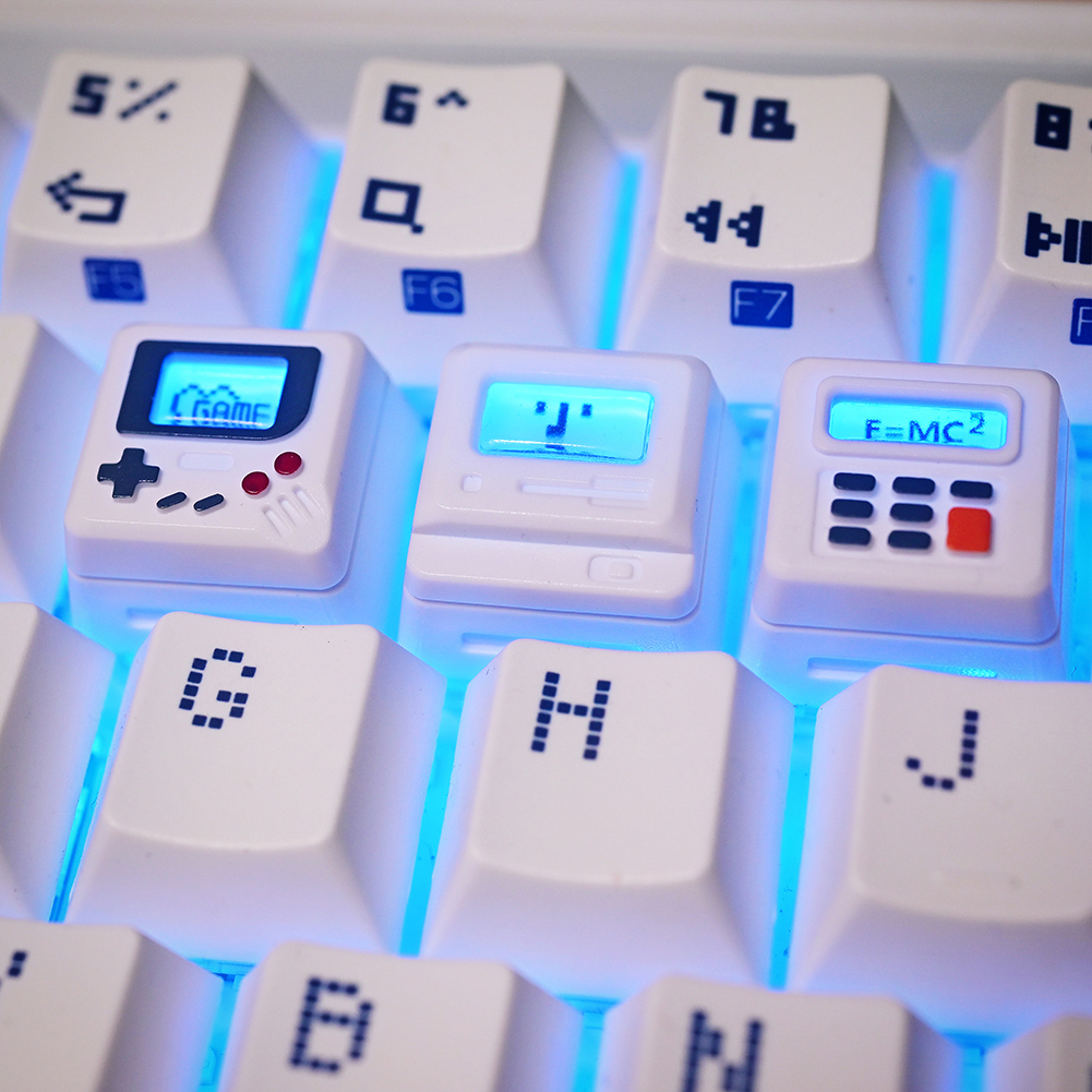 Retro Gaming Consoles - K-04 3-in-1 Transparent Gaming Mechanical Keyboard