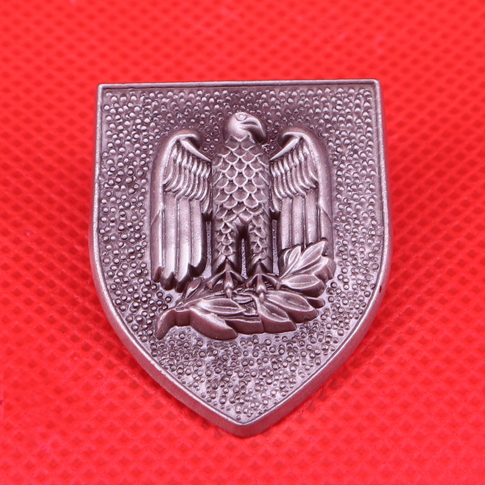 Retro Gaming Jacket - Eagle enamel pin men shield badge
