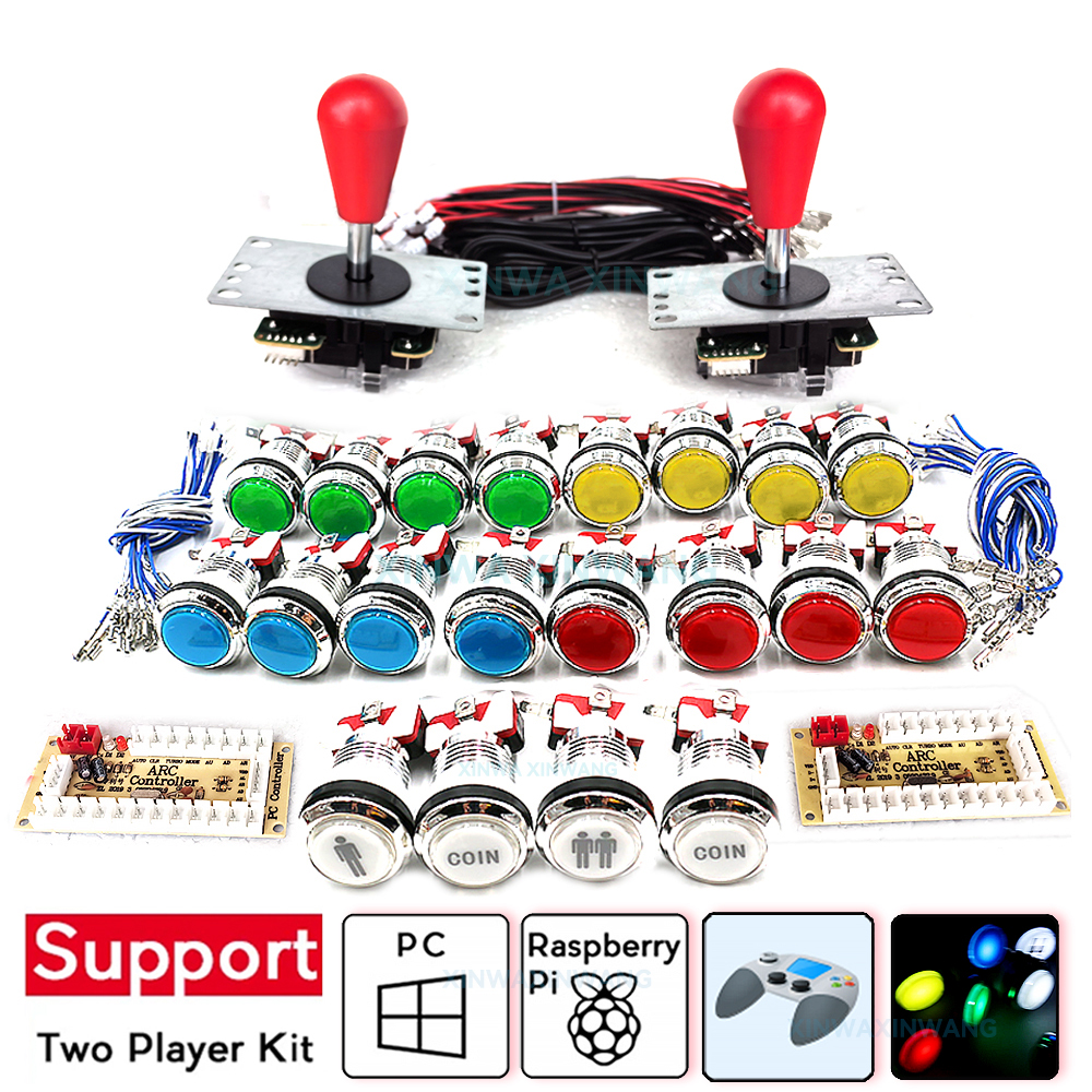 Arcade Button Kit - Zero Delay Arcade Joystick Diy Kit