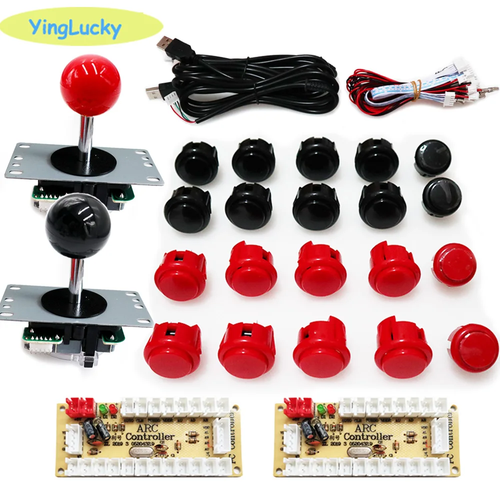 Arcade 2 Player Zero Delay Kit - Arcade Button Kit 评论和价格