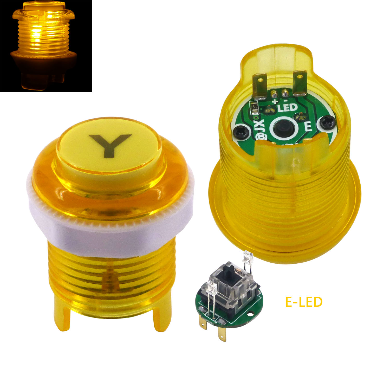 SJ@JX Arcade Button LED DIY Ki - Arcade Button Kit 评论和价格