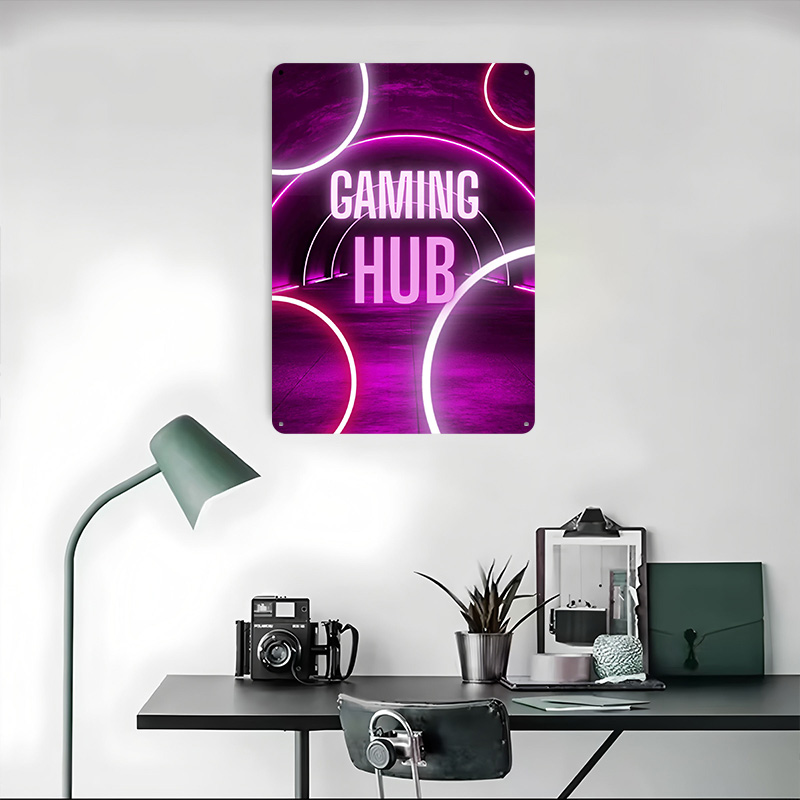 Gaming Hub Neon Tunnel Printed - Retro Gaming Hub 评论和价格