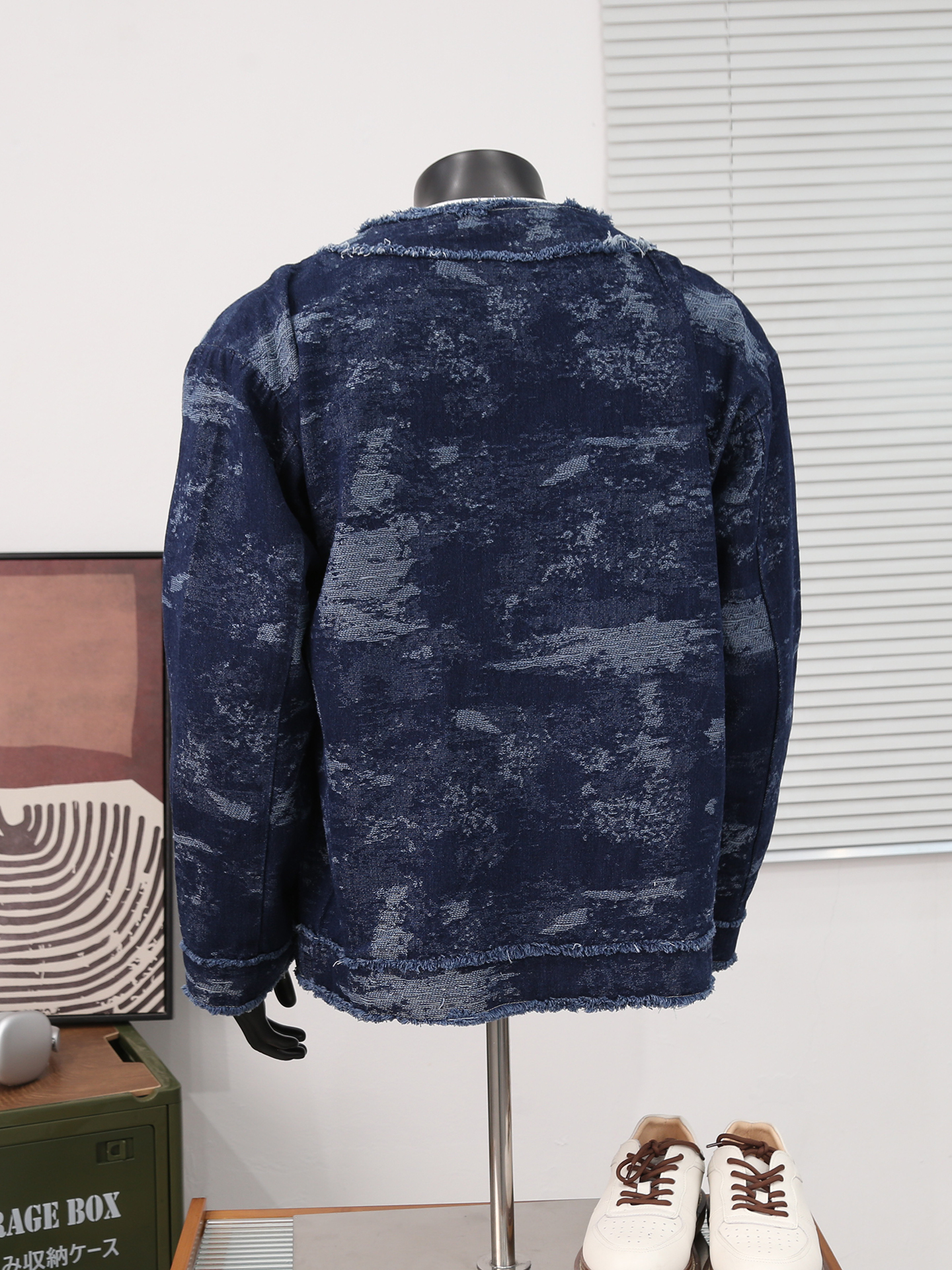 Retro Jacquard Denim Jacket Fo - Retro Gaming Jacket 评论和价格