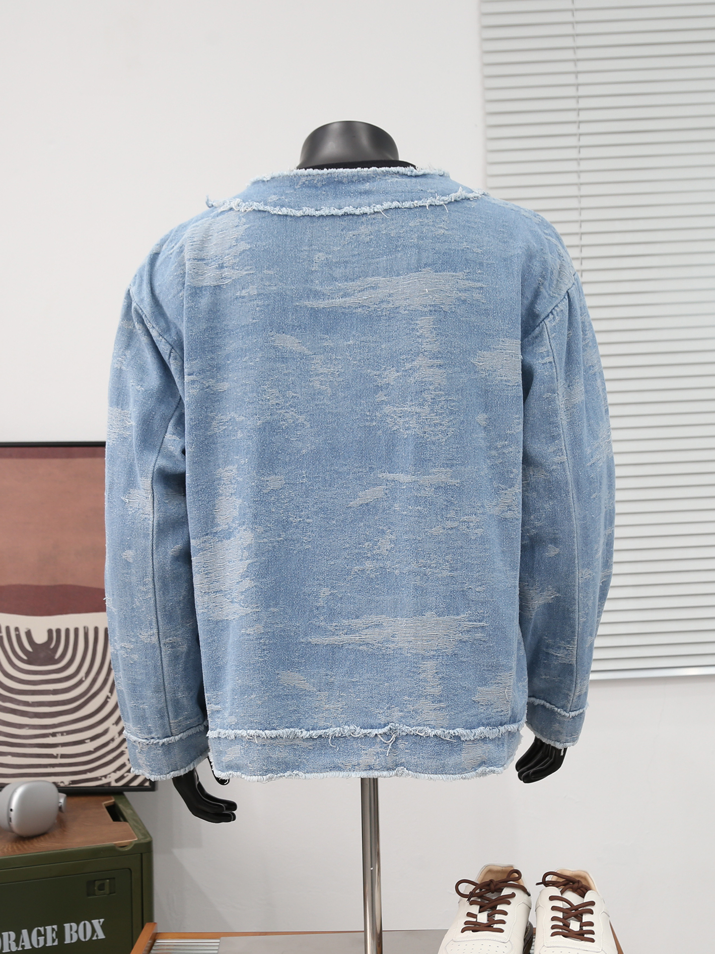 Retro Jacquard Denim Jacket Fo - Retro Gaming Jacket 评论和价格