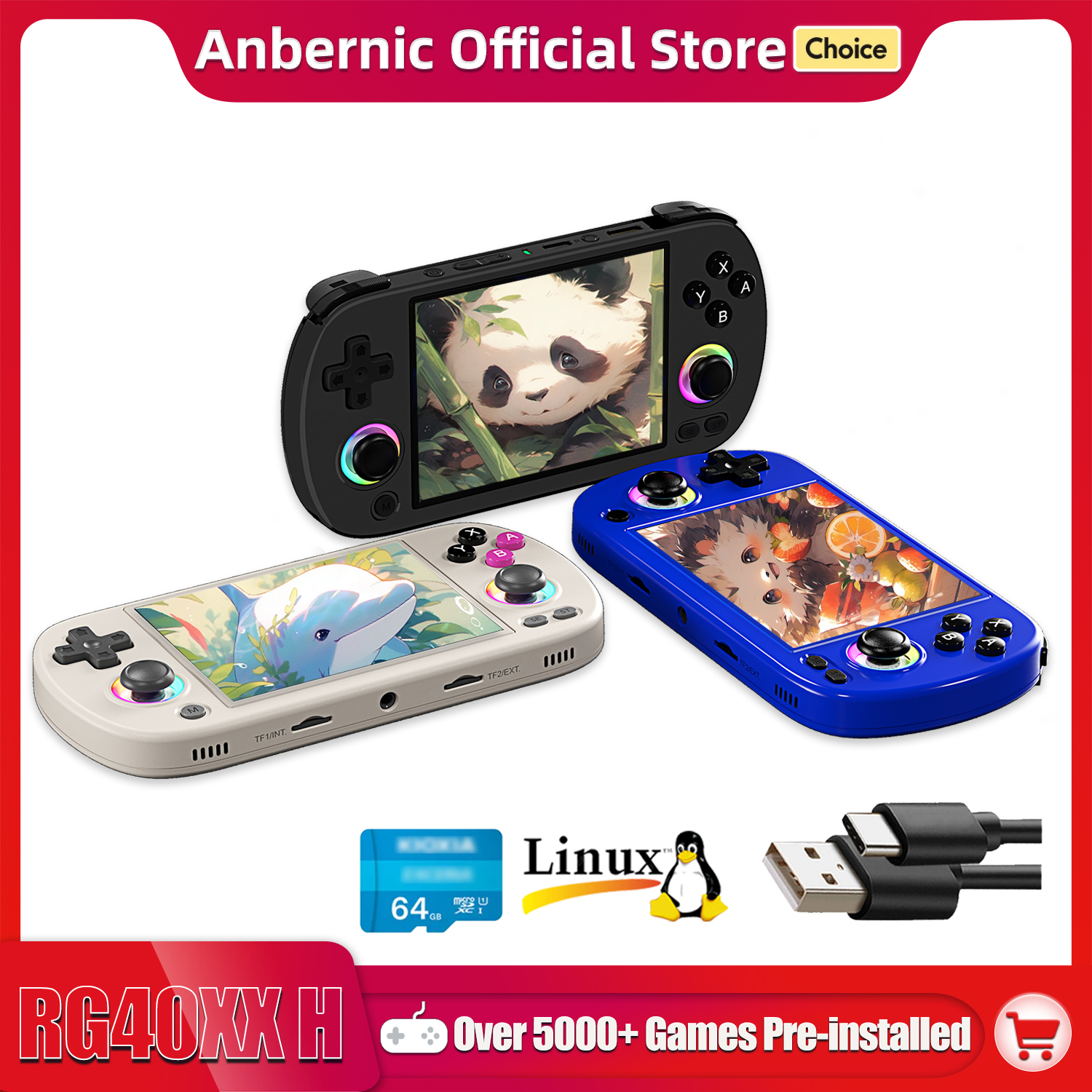 ANBERNIC RG40XX H Handheld Gam - Retro Gaming Os 评论和价格