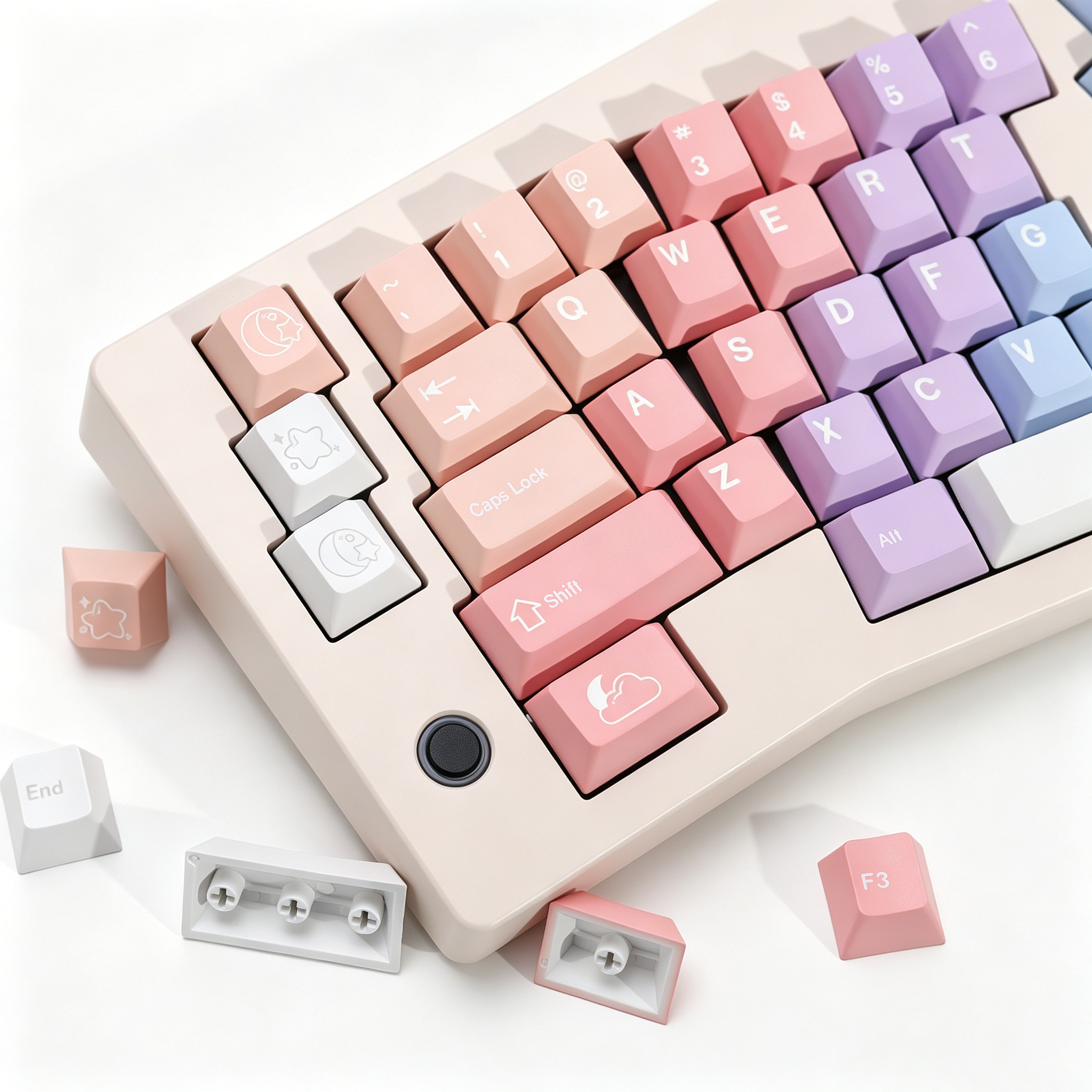 KBDiy Dreamscape Theme Keycaps - Retro Gaming Keycaps 评论和价格