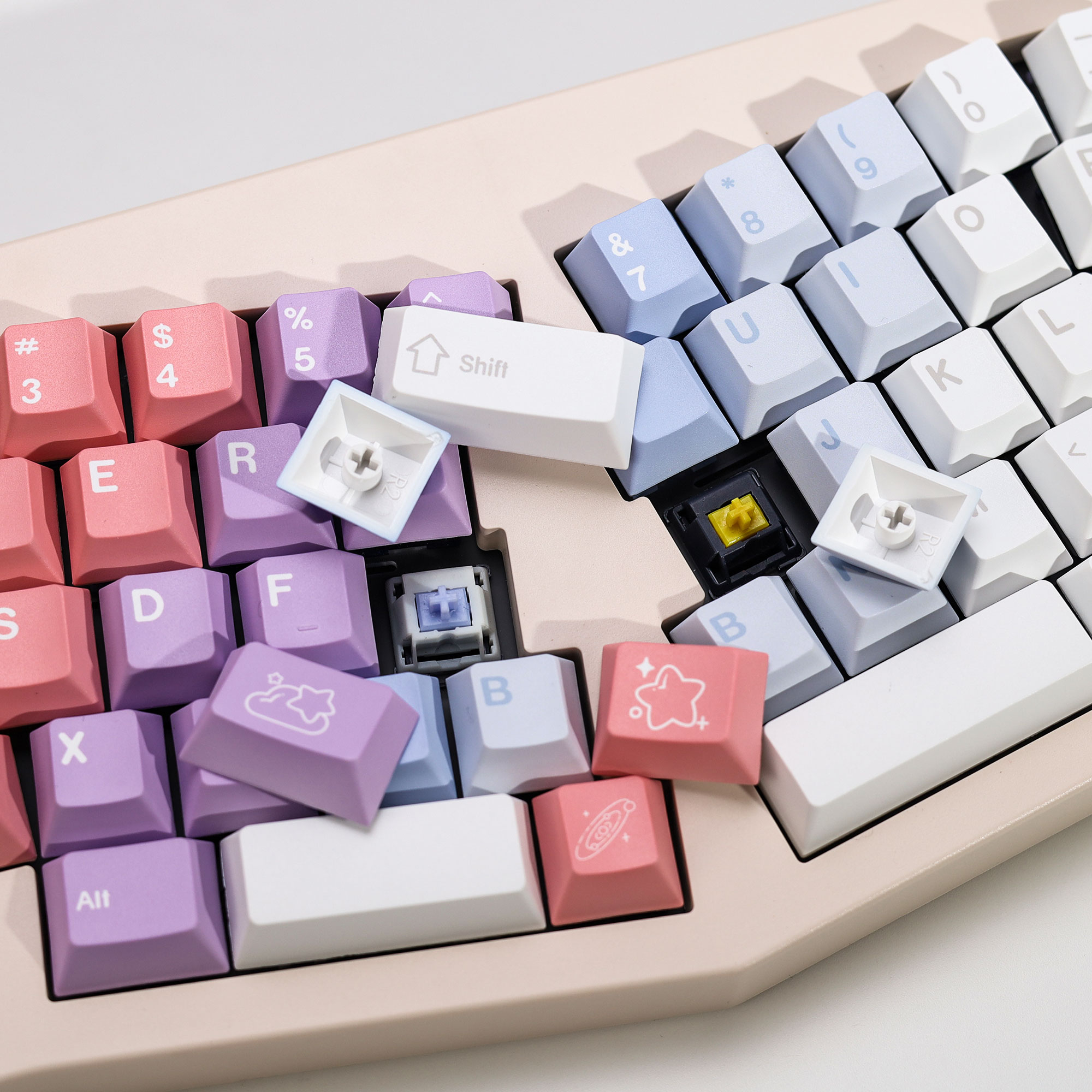 KBDiy Dreamscape Theme Keycaps - Retro Gaming Keycaps 评论和价格