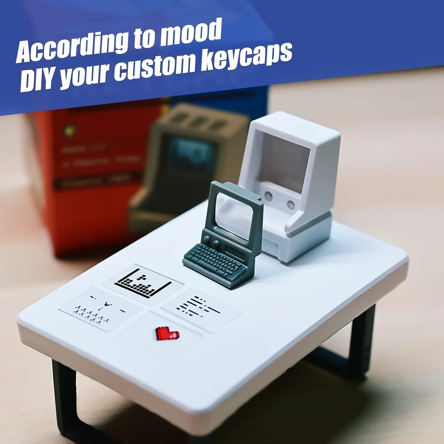 Retro Mac-Inspired Keycaps Dou - Retro Gaming Mac 评论和价格