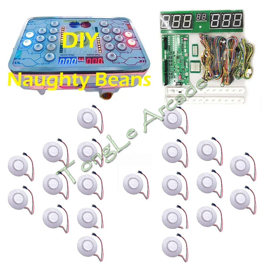 Naughty Beans DIY kit, Coin op - Arcade Button Kit 评论和价格