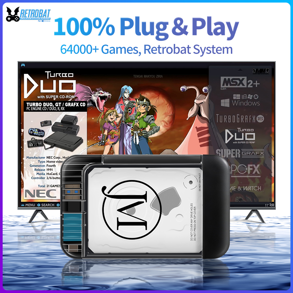 RETROBAT Portable 500G Gaming  - Retro Gaming Os 评论和价格