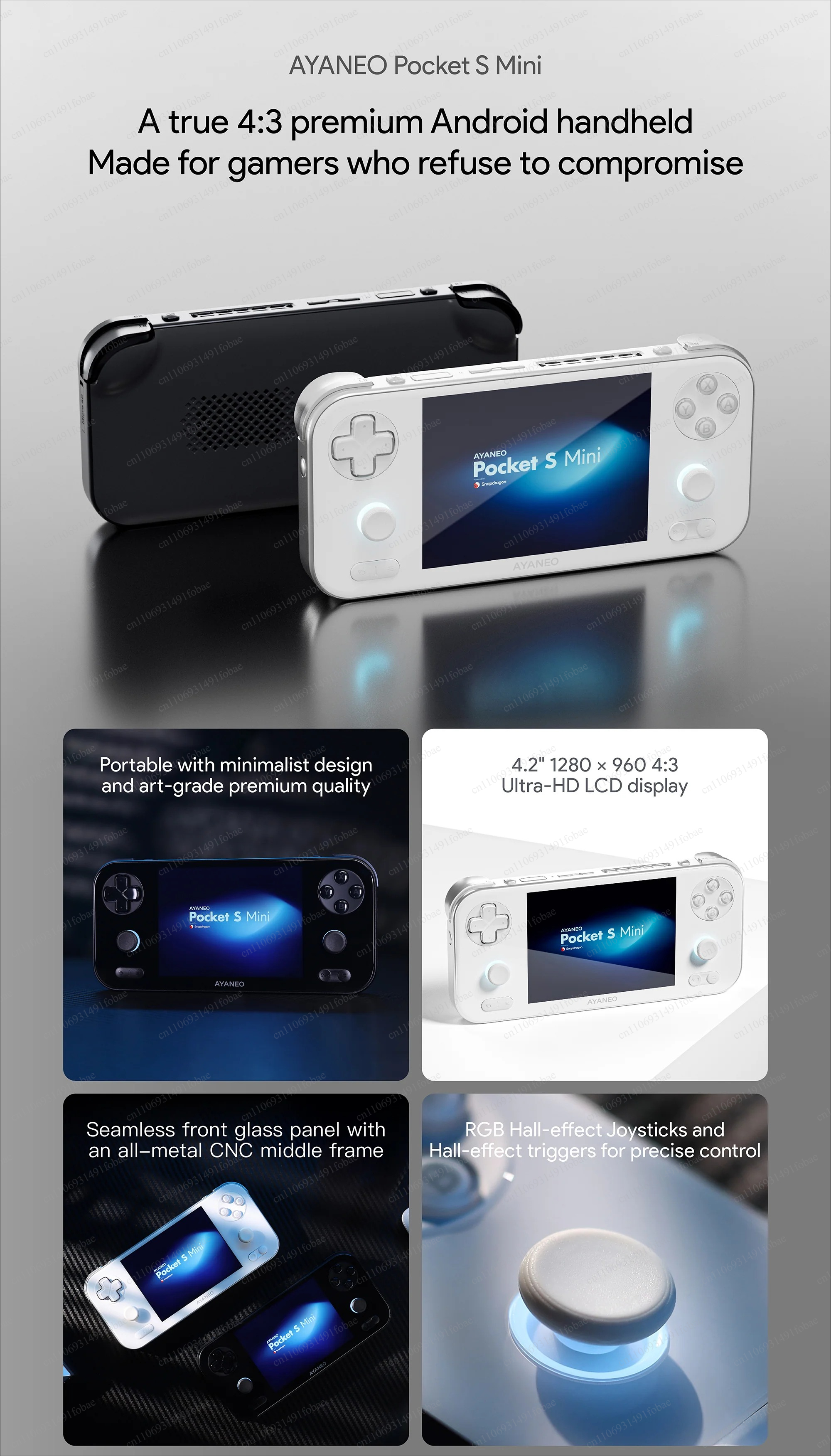 AYANEO Pocket S Mini Retro Han - Retro Gaming Box 评论和价格