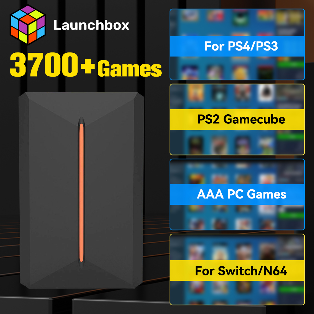 Launchbox 500GB External Game  - Retro Gaming Os 评论和价格