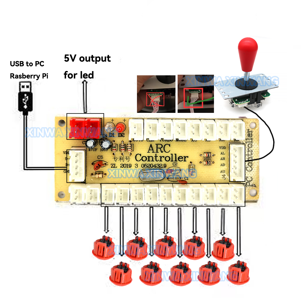 Copy SANWA Game Machine Arcade - Arcade Button Kit 评论和价格