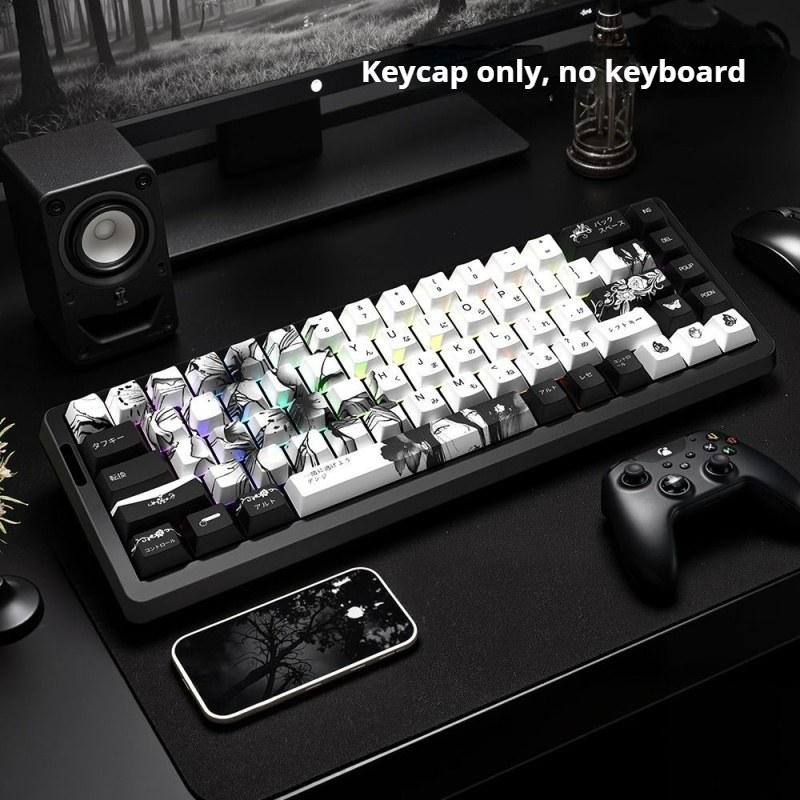 Reze Character keycaps Chainsa - Retro Gaming Keycaps 评论和价格