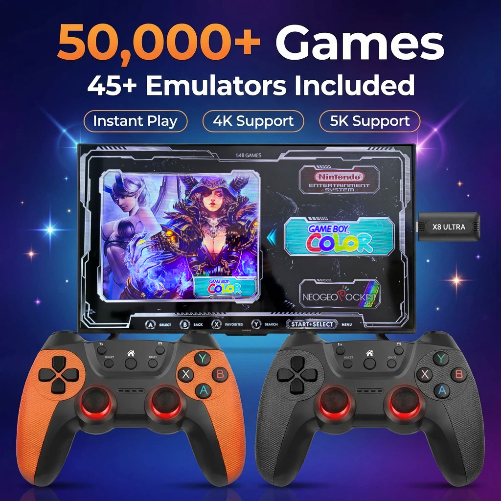 X8 Ultra Game Stick Pro 128GB  - Retro Gaming Game Stick 评论和价格