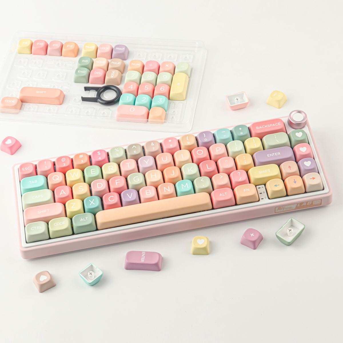GMK Candy Keycaps Set 126 Keys - Retro Gaming Keycaps 评论和价格