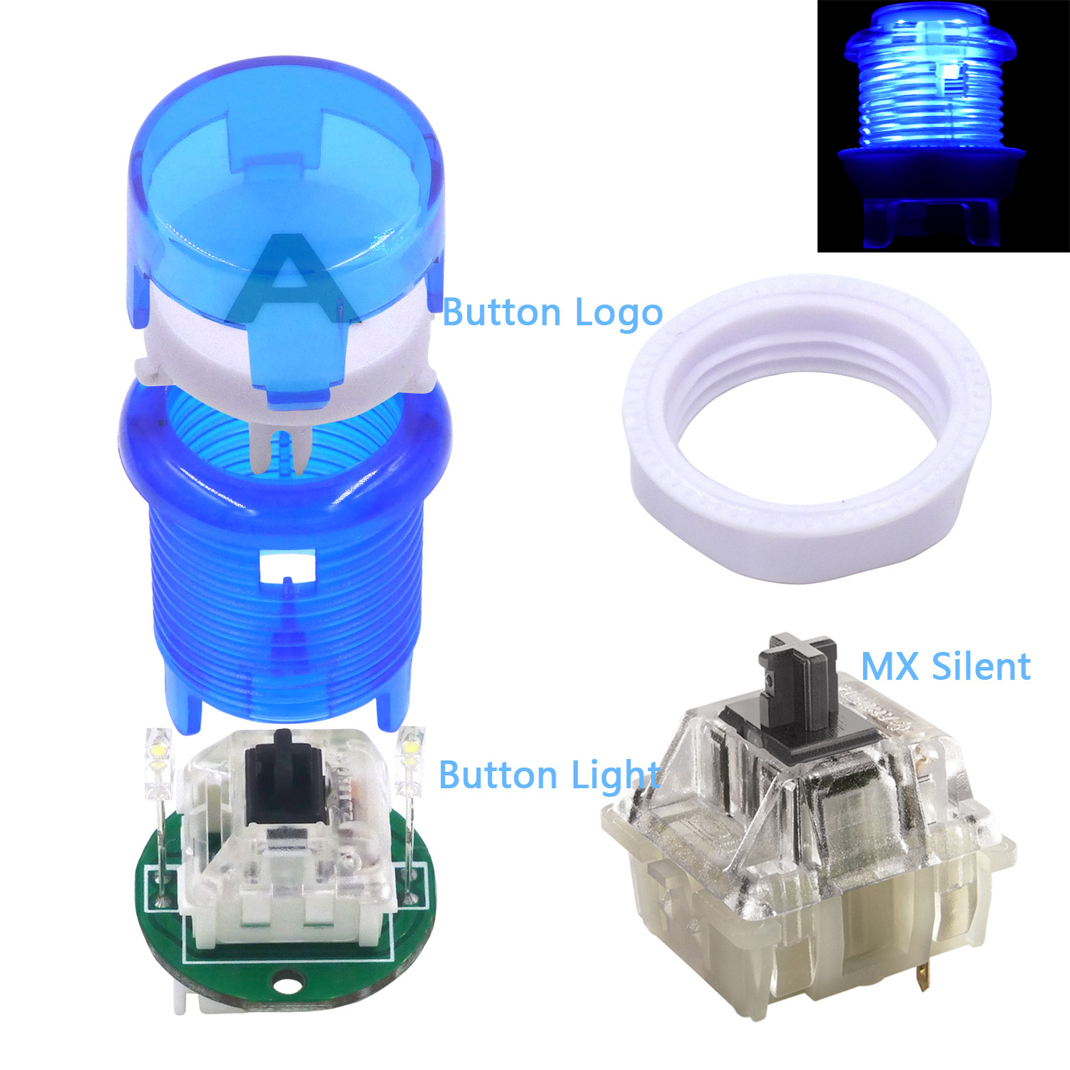 SJ@JX Arcade Game LED Controll - Arcade Button Kit 评论和价格