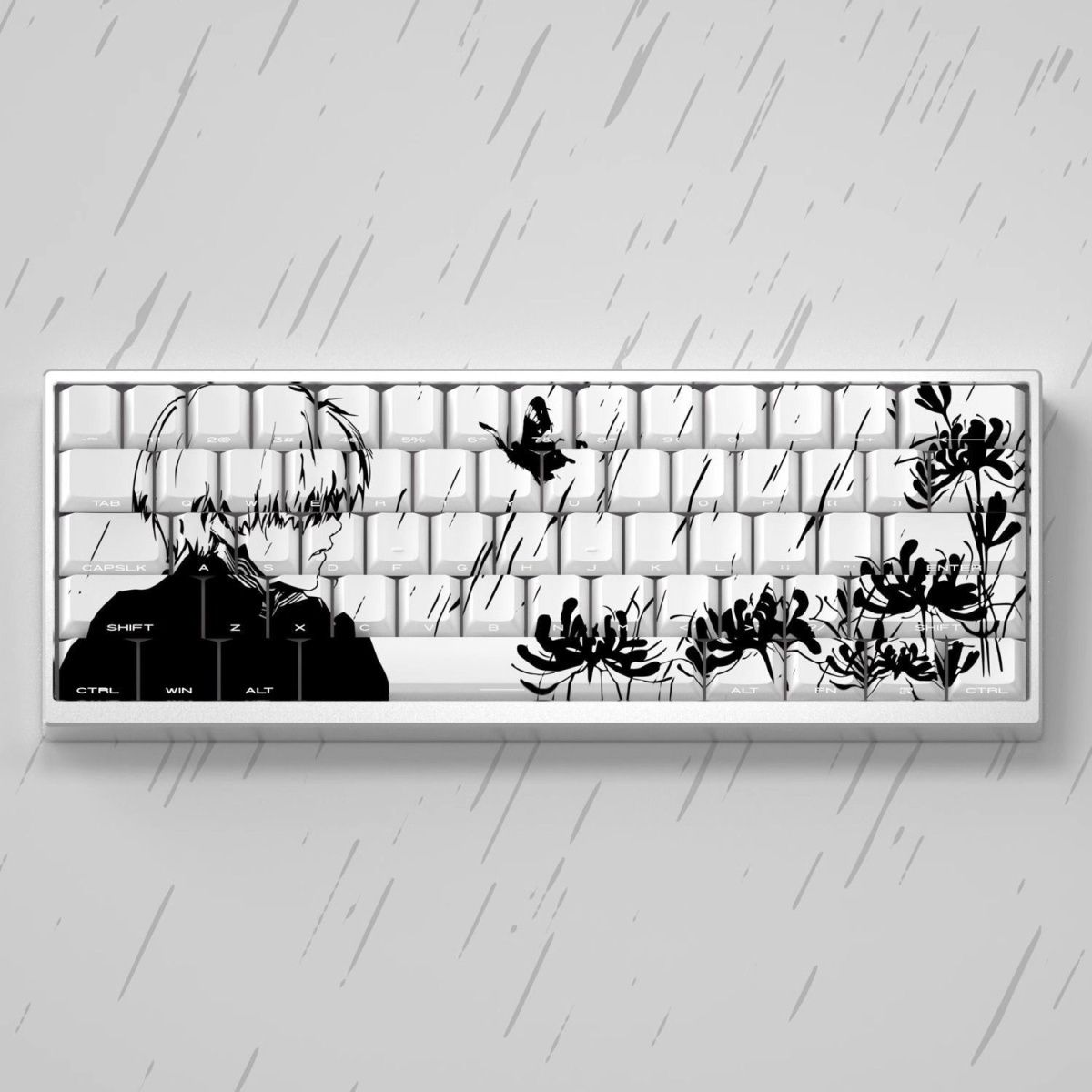 130 Key Tokyo Ghoul Theme Kane - Retro Gaming Keycaps 评论和价格