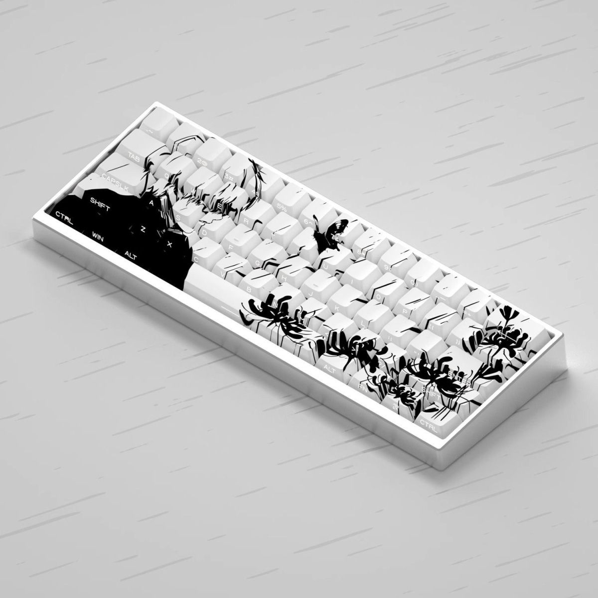 130 Key Tokyo Ghoul Theme Kane - Retro Gaming Keycaps 评论和价格