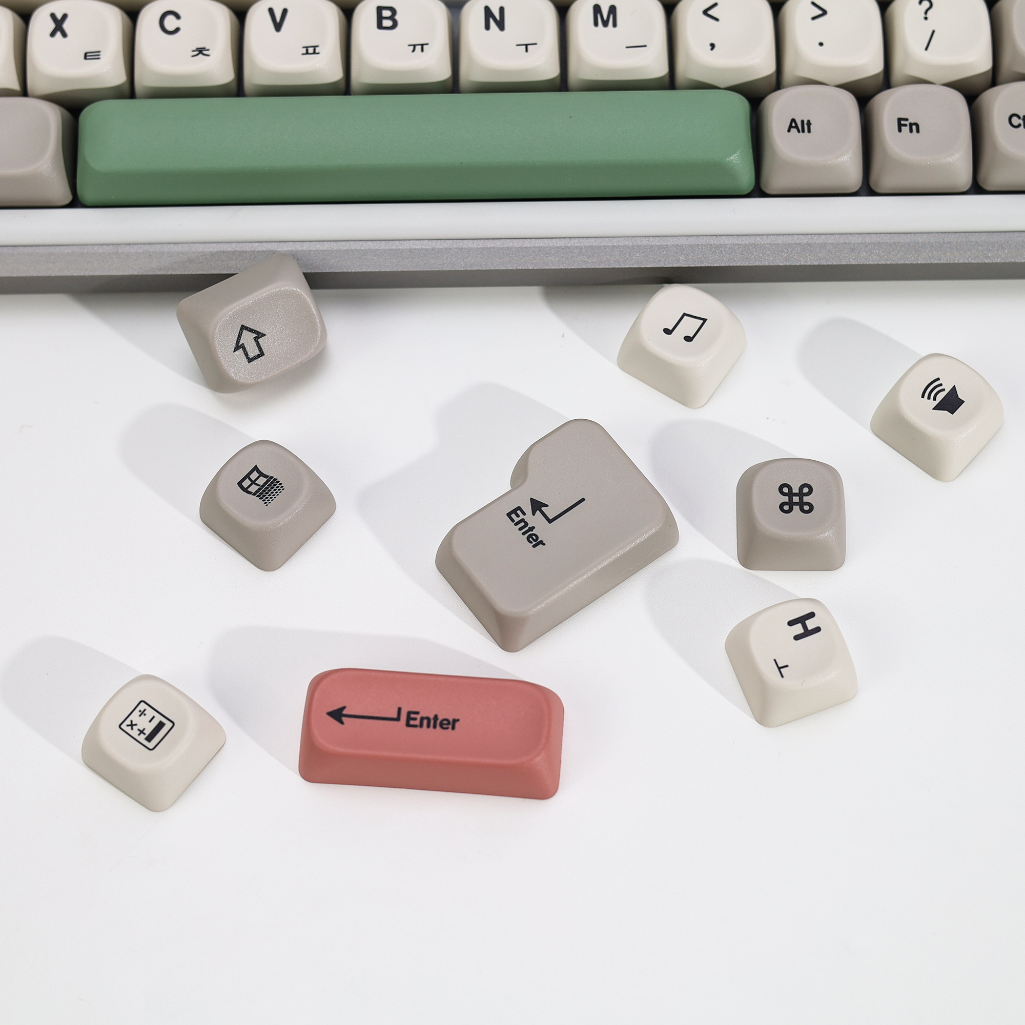 KBDiy Korean Keycaps GMK 9009  - Retro Gaming Keycaps 评论和价格