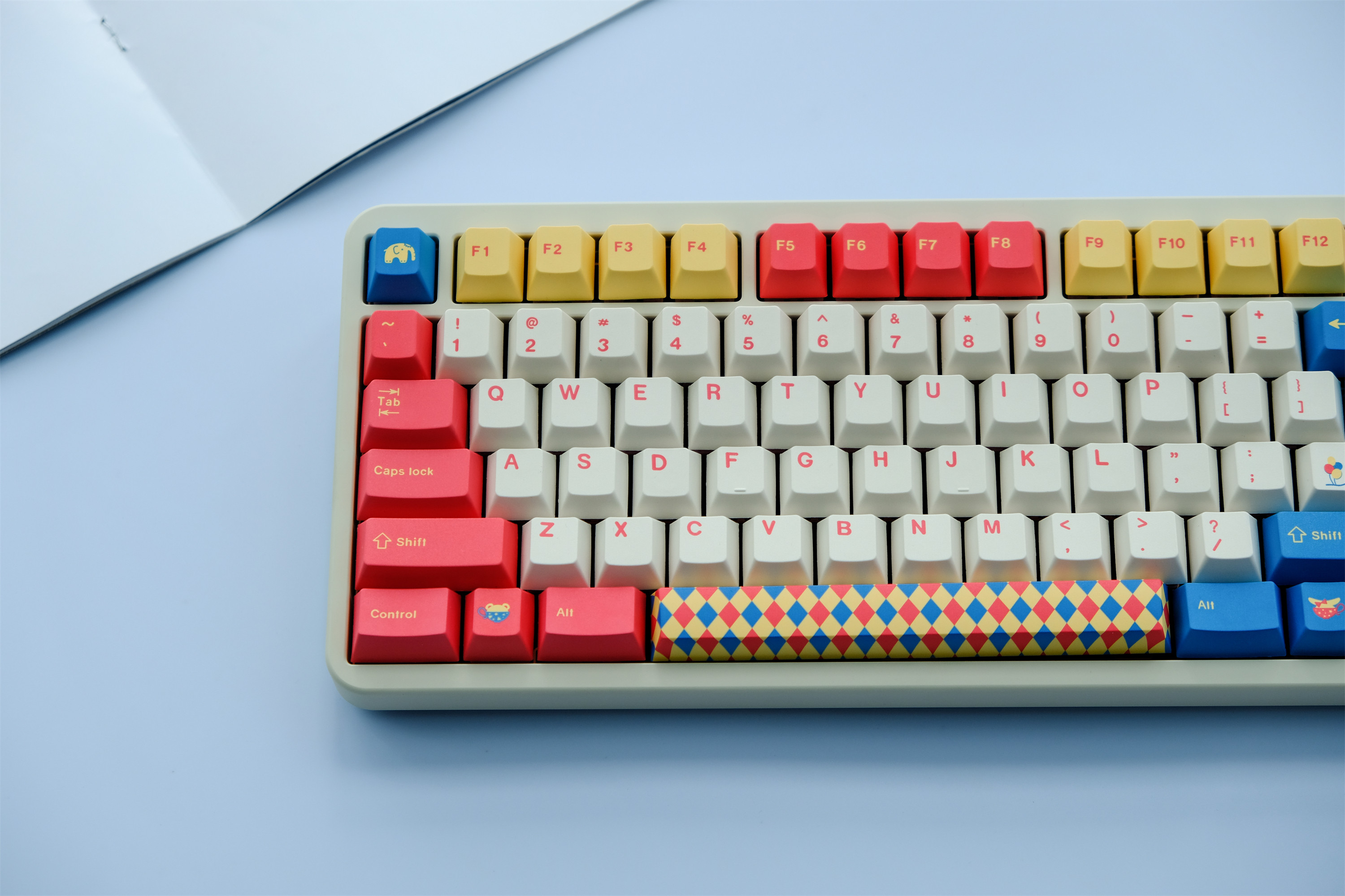 GMK Circus Keycap, 134 Keys PB - Retro Gaming Keycaps 评论和价格