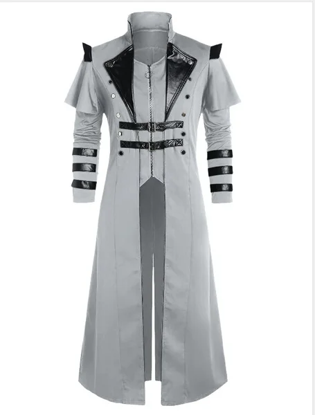 Vintage Men's Gothic Steampunk - Retro Gaming Jacket 评论和价格