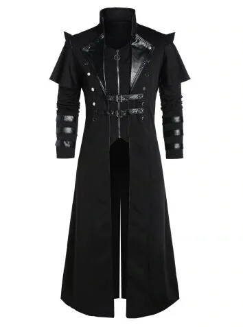 Vintage Men's Gothic Steampunk - Retro Gaming Jacket 评论和价格