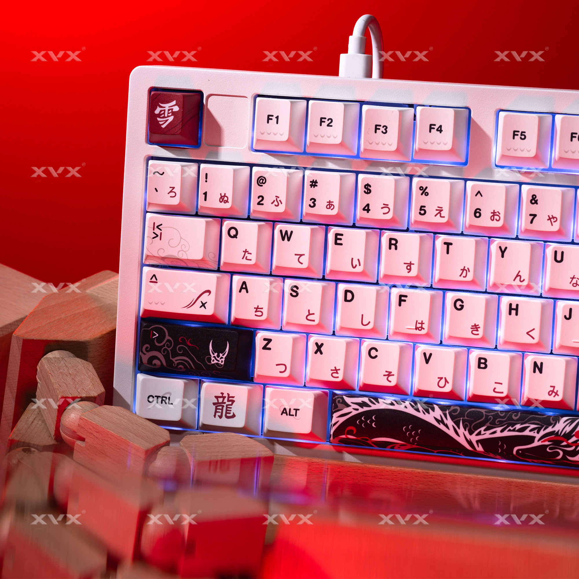 XVX Yuki Aim Keycaps for Keybo - Retro Gaming Keycaps 评论和价格