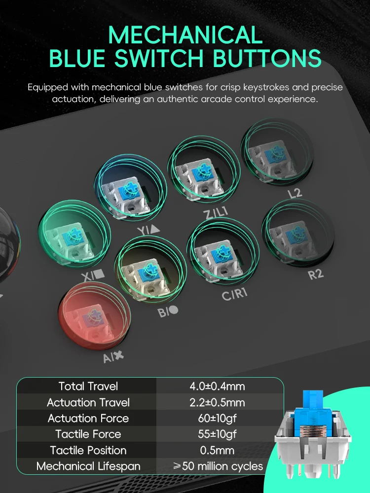 Wireless Y3A Max Arcade Stick  - Retro Gaming Game Stick 评论和价格