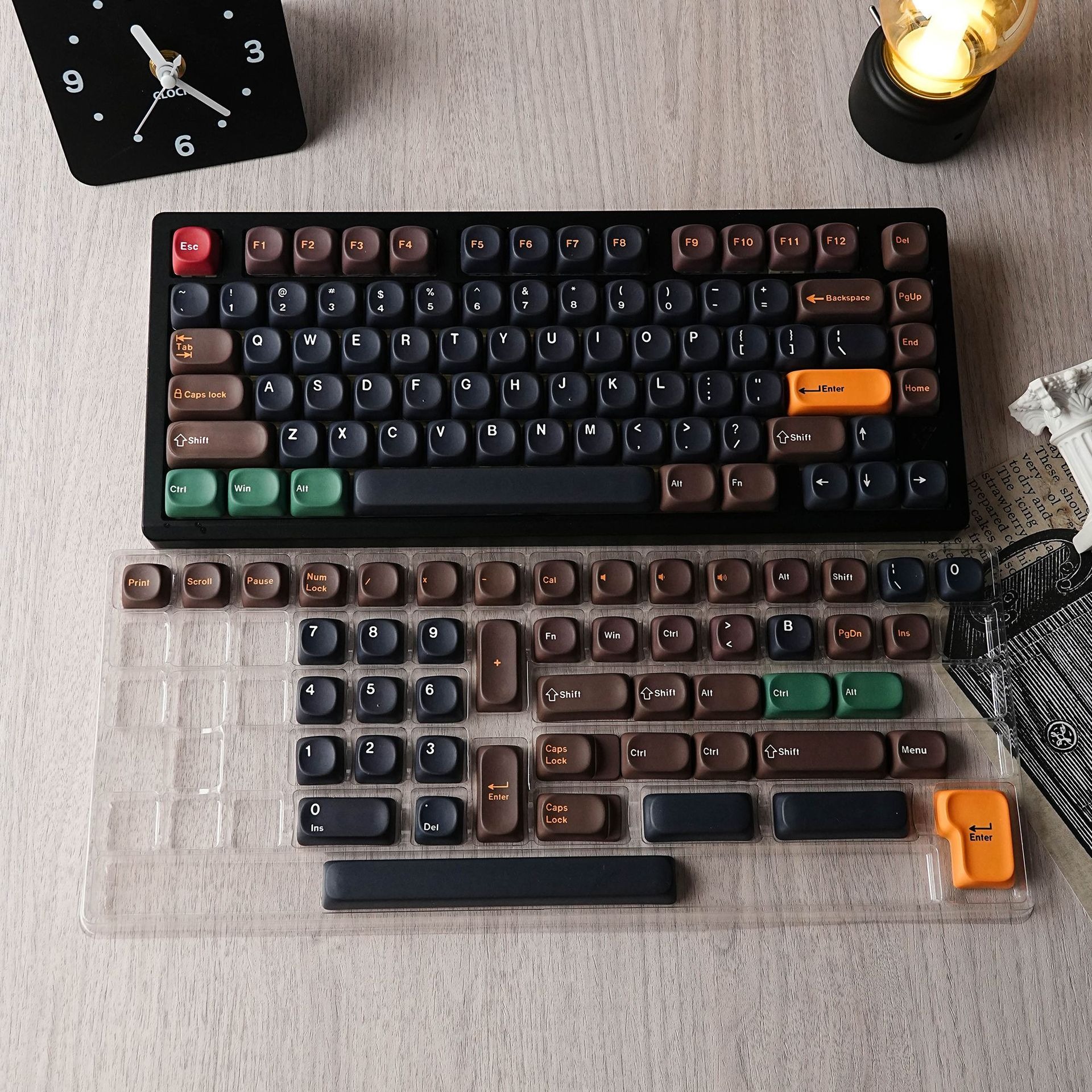 Spanish French Russian German  - Retro Gaming Keycaps 评论和价格