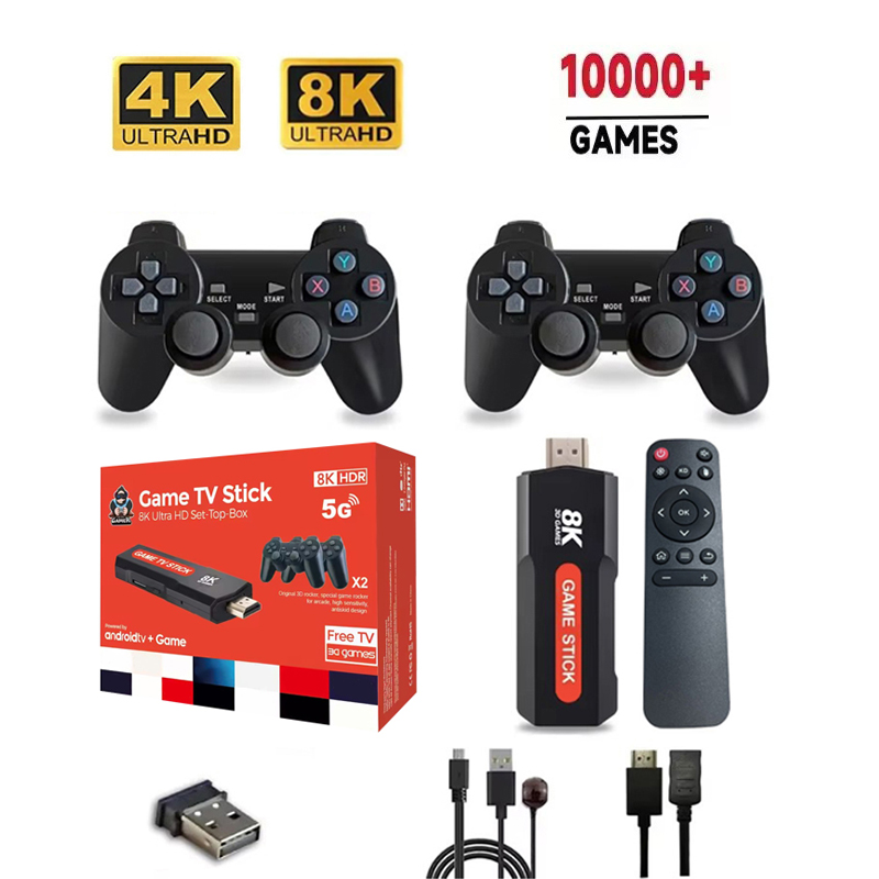 X2 Game Stick HD 4K 8K 3D Cons - Retro Gaming Os 评论和价格