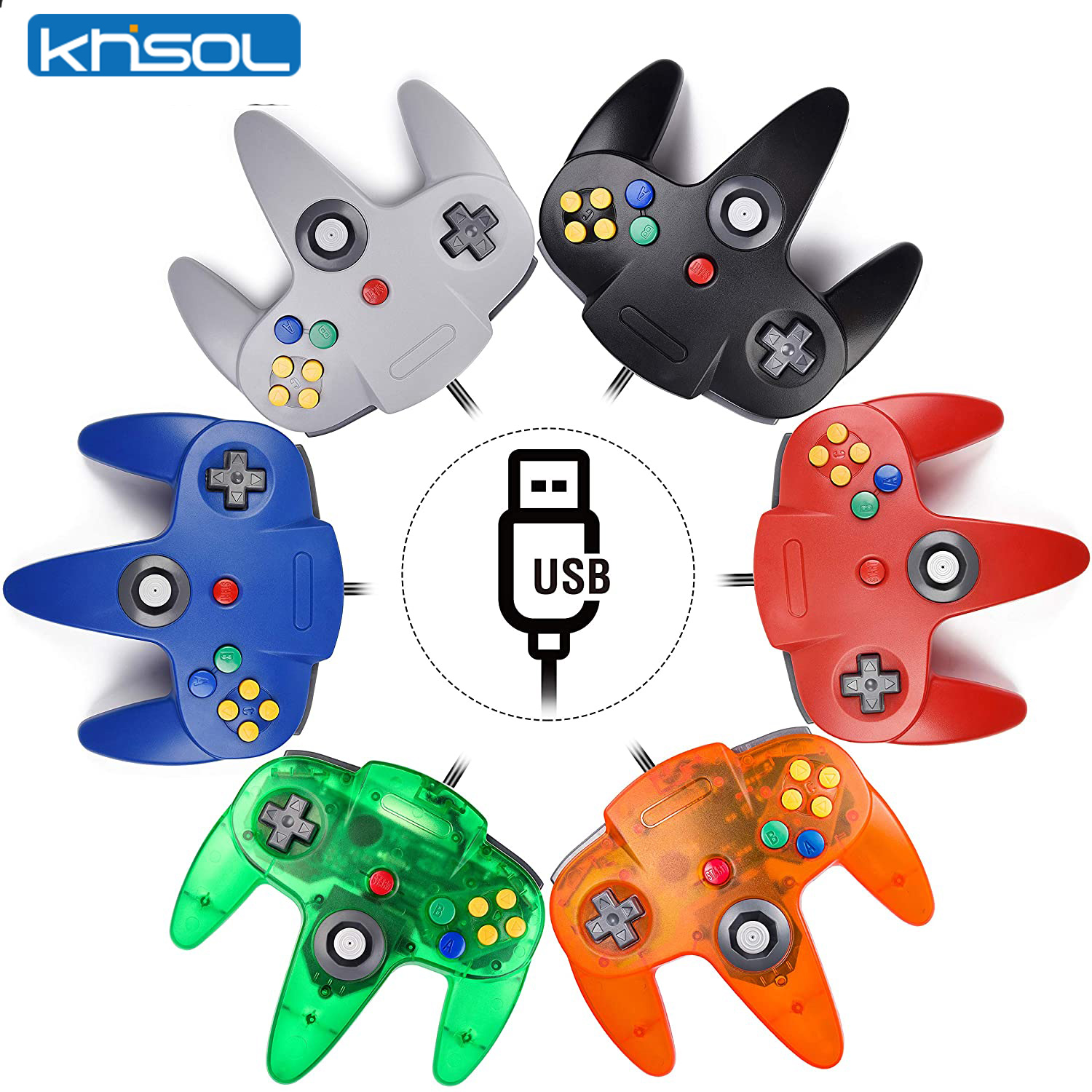 N64 Controller Classic USB Wir - Retro Gaming Os 评论和价格