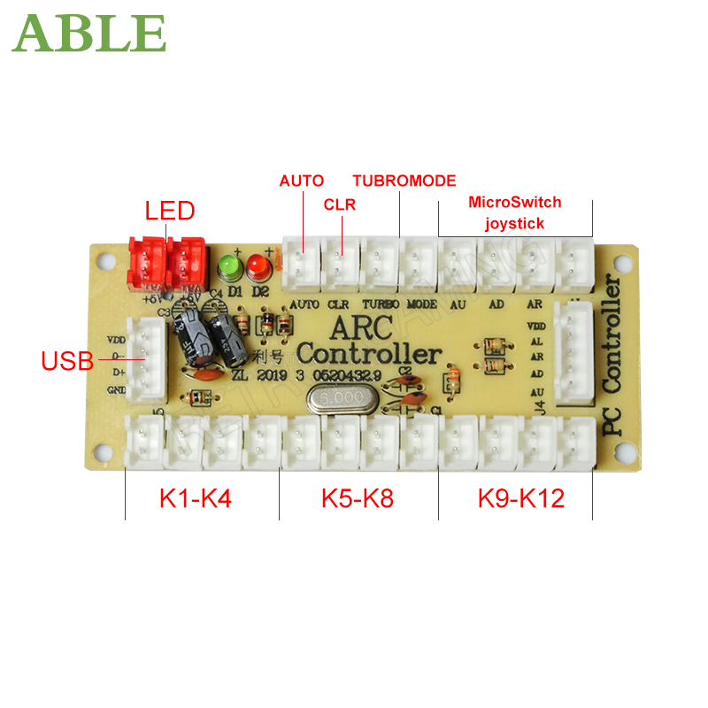 Arcade 2 Player Zero Delay Kit - Arcade Button Kit 评论和价格