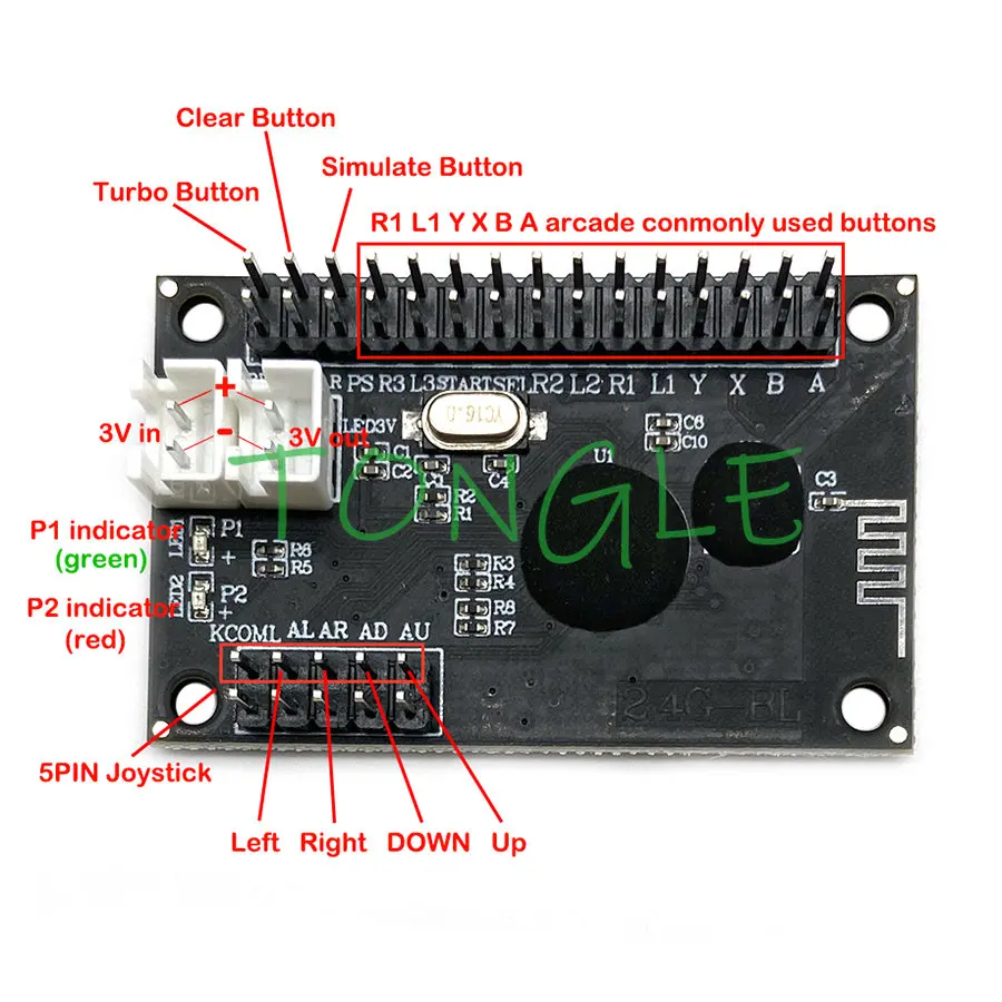 Zero Delay-Wireless Arcade Gam - Arcade Button Kit 评论和价格