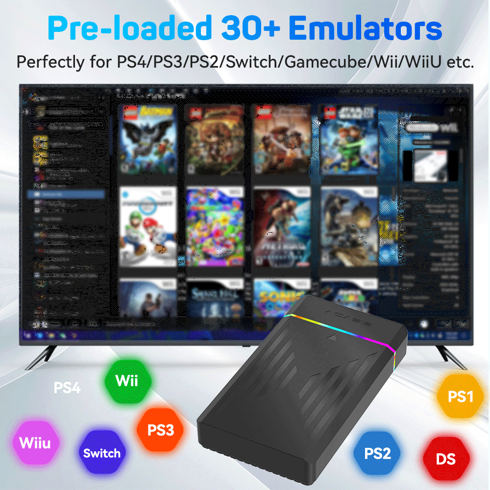 3TB Portable Gaming HDD Launch - Retro Gaming Os 评论和价格