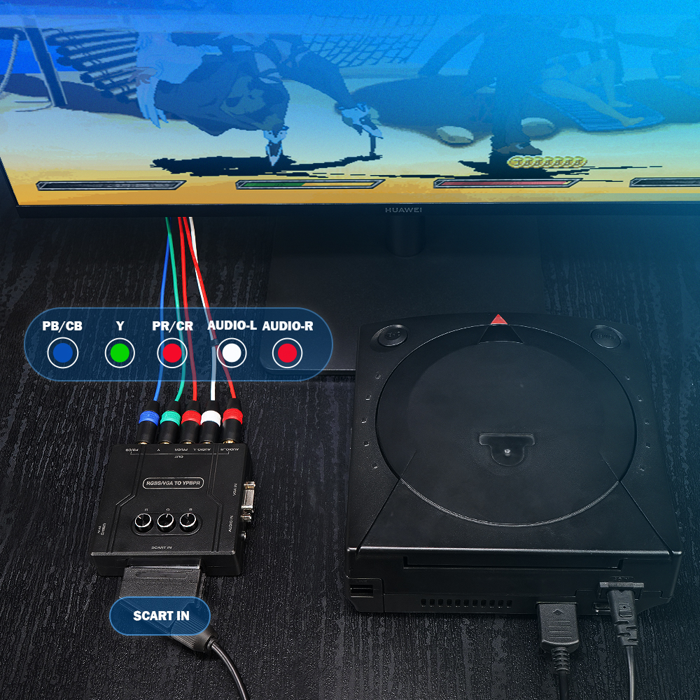 RGBS VGA to YPBPR Component Co - Retro Gaming Box 评论和价格